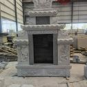 平顶山 芝麻灰高档墓碑、土墓，一套也支持定做