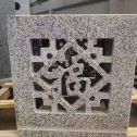 平顶山 芝麻白花岗岩镂空雕花灯笼