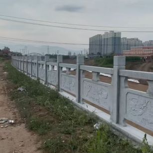 平顶山 石材河道栏杆