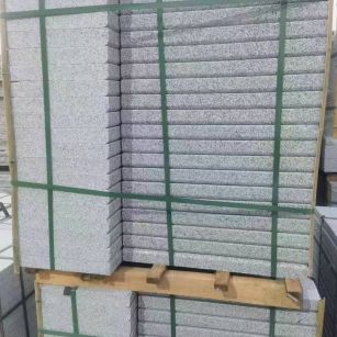 平顶山 5公分芝麻白，倒斜角，室外楼梯踏步