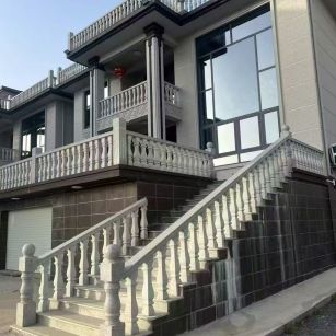 平顶山 芝麻白别墅阳台栏杆，楼梯栏杆