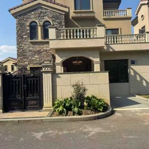 平顶山黄金麻别墅干挂效果展示