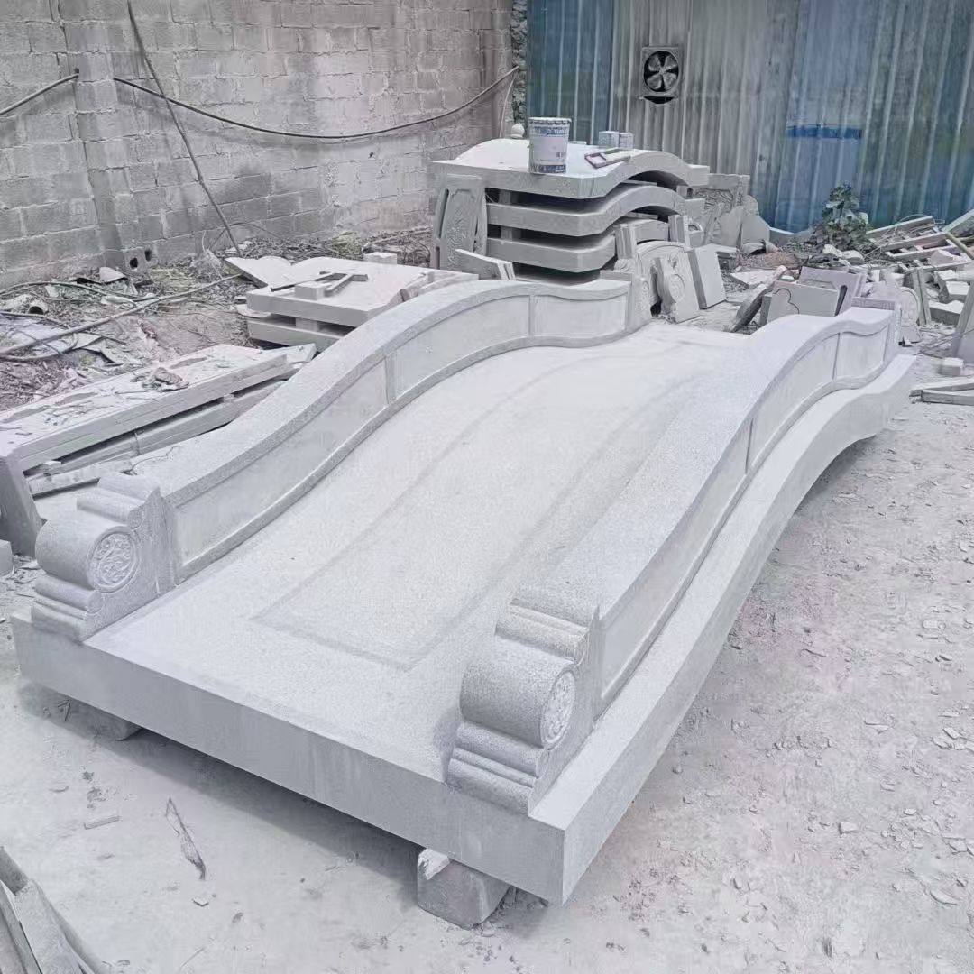 平顶山 芝麻灰花岗岩园林景观 小石桥