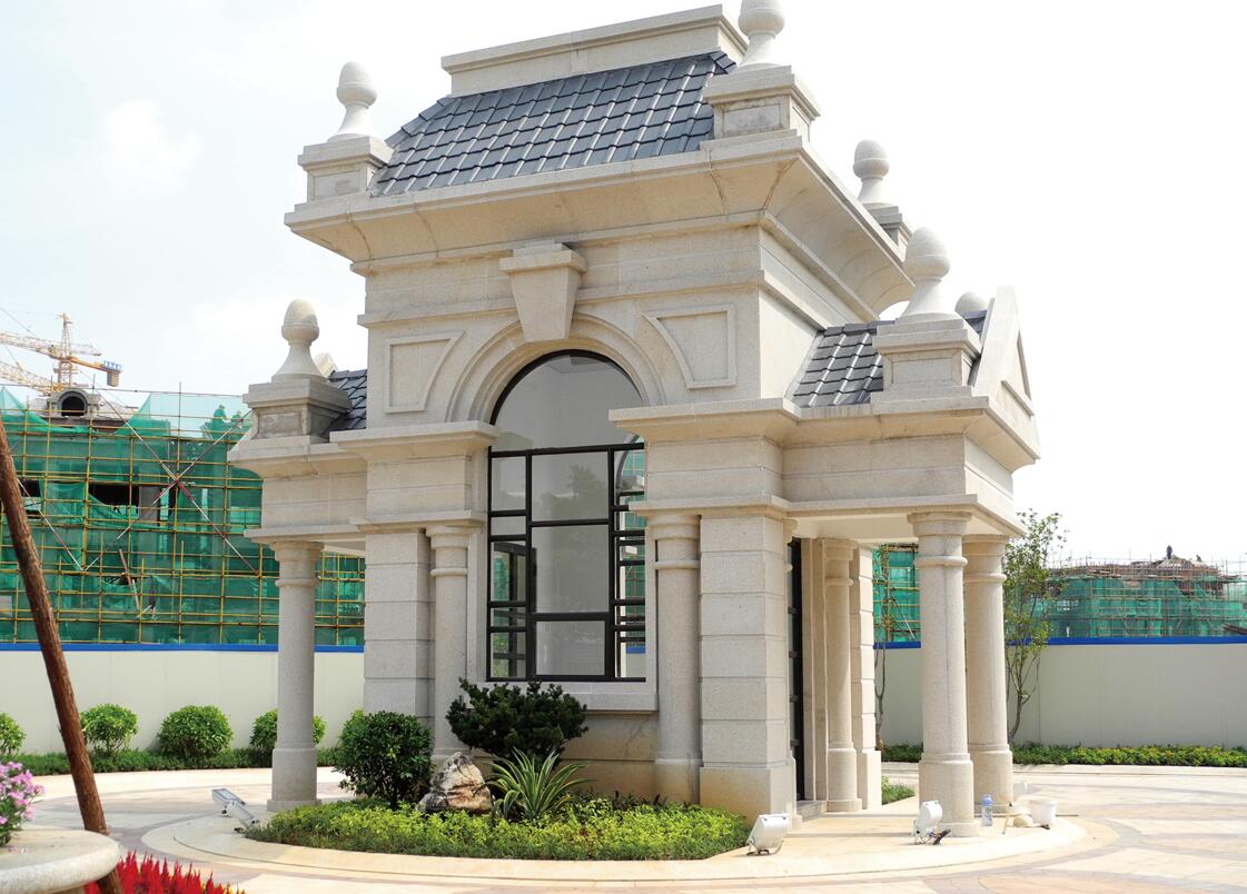 平顶山花岗岩在建筑外墙的应用
